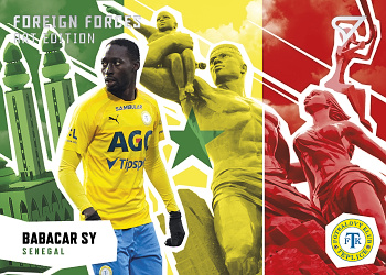 Babacar Sy Teplice SportZoo FORTUNA:LIGA 2022/23 2. serie Foreign Forces Art Edition #FF-13