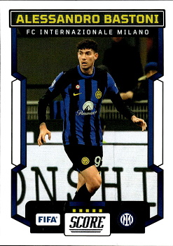 Alessandro Bastoni Internazionale Milano Panini Score FIFA Soccer 2023/24 #102