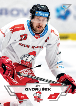 Jiri Ondrusek Olomouc Tipsport ELH 2023/24 SportZoo 1. serie #130