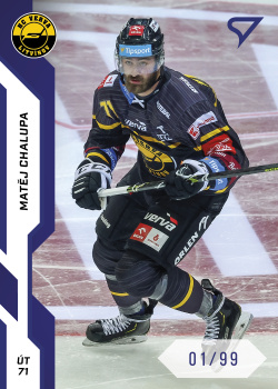 Matej Chalupa Litvinov Tipsport ELH 2022/23 SportZoo 1. serie Blue /99 #229