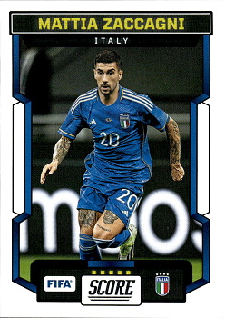 Mattia Zaccagni Italy Panini Score FIFA Soccer 2023/24 #105