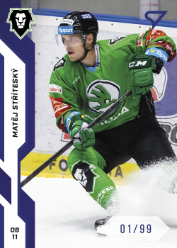Matej Stritesky Mlada Boleslav Tipsport ELH 2022/23 SportZoo 1. serie Blue /99 #62