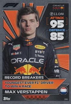 Max Verstappen Red Bull Racing Topps F1 Turbo Attax 2022 F1 Record Breakers #286