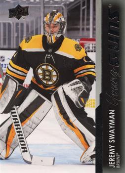 Jeremy Swayman Boston Bruins Upper Deck 2021/22 Series 1 Young Guns #226