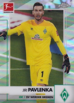 Jiri Pavlenka Werder Bremen 2020/21 Topps Chrome Bundesliga #27