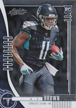 A.J. Brown Tennessee Titans 2019 Panini Absolute Football Rookie Green #101
