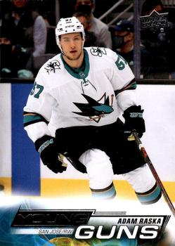 Adam Raska San Jose Sharks Upper Deck 2022/23 Series 1 Young Guns #232