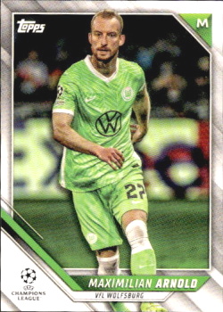 Maximilian Arnold VfL Wolfsburg Topps UEFA CHL Collection 2021/22 Starball #121