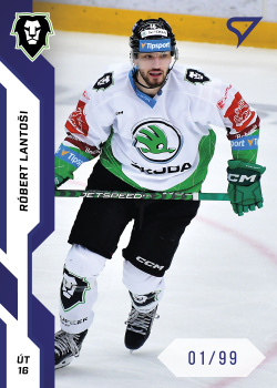Robert Lantosi Mlada Boleslav Tipsport ELH 2022/23 SportZoo 1. serie Blue /99 #69