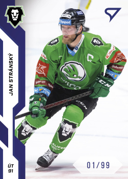 Jan Stransky Mlada Boleslav Tipsport ELH 2022/23 SportZoo 1. serie Blue /99 #71