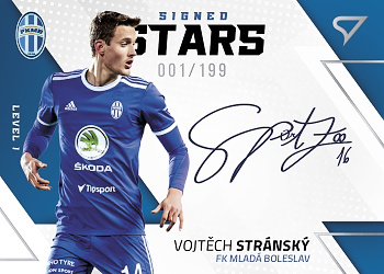 Vojtech Stransky Mlada Boleslav SportZoo FORTUNA:LIGA 2022/23 2. serie Signed Stars - Level 1 /199 #SL1-ST