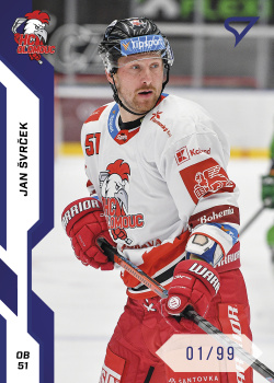 Jan Svrcek Olomouc Tipsport ELH 2022/23 SportZoo 1. serie Blue /99 #169