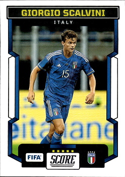 Giorgio Scalvini Italy Panini Score FIFA Soccer 2023/24 #110