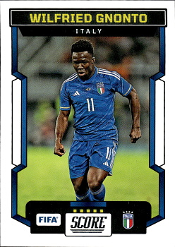 Wilfried Gnonto Italy Panini Score FIFA Soccer 2023/24 #112