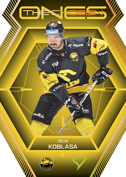Petr Koblasa Litvinov Tipsport ELH 2024/25 SportZoo 2. serie The Chosen Ones Gold Die Cut /99 #CO-12