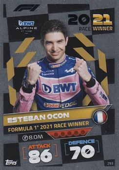 Esteban Ocon Alpine Topps F1 Turbo Attax 2022 F1 Race Winners #293