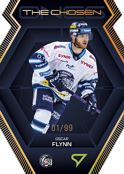 Oscar Flynn Liberec Tipsport ELH 2024/25 SportZoo 2. serie The Chosen Ones Gold Die Cut /99 #CO-18