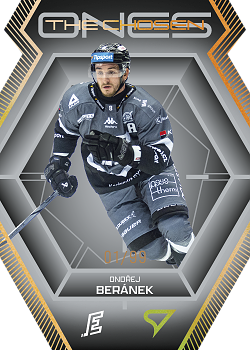 Ondrej Beranek Karlovy Vary Tipsport ELH 2024/25 SportZoo 2. serie The Chosen Ones Gold Die Cut /99 #CO-27