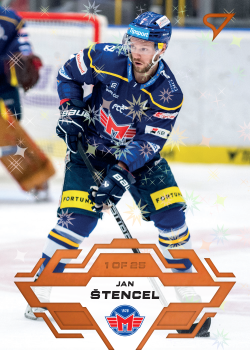 Jan Stencel Ceske Budejovice Tipsport ELH 2023/24 SportZoo 1. serie Blade Sparks /25 #223
