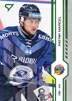 Patrik Marcel Vitkovice Tipsport ELH 2024/25 SportZoo 1. serie Green Glitter /30 #151