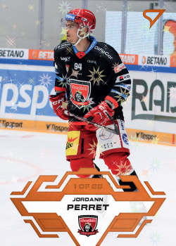 Jordann Perret Hradec Kralove Tipsport ELH 2023/24 SportZoo 1. serie Blade Sparks /25 #33