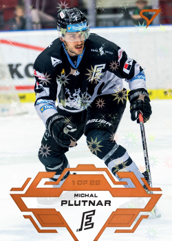 Michal Plutnar Karlovy Vary Tipsport ELH 2023/24 SportZoo 1. serie Blade Sparks /25 #150