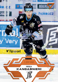 Iikka Kangasniemi Karlovy Vary Tipsport ELH 2023/24 SportZoo 1. serie Blade Sparks /25 #158