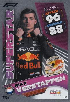 Max Verstappen Red Bull Racing Topps F1 Turbo Attax 2022 F1 Superstars #299