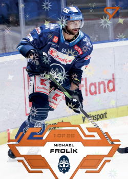 Michael Frolik Kladno Tipsport ELH 2023/24 SportZoo 1. serie Blade Sparks /25 #244