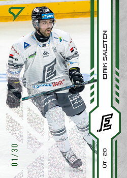 Eirik Salsten Karlovy Vary Tipsport ELH 2024/25 SportZoo 1. serie Green Glitter /30 #197