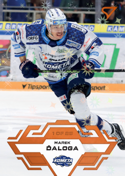 Marek Daloga Kometa Brno Tipsport ELH 2023/24 SportZoo 1. serie Blade Sparks /25 #111