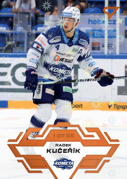 Radek Kucerik Kometa Brno Tipsport ELH 2023/24 SportZoo 1. serie Blade Sparks /25 #114