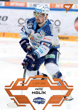Petr Holik Kometa Brno Tipsport ELH 2023/24 SportZoo 1. serie Blade Sparks /25 #119