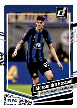 Alessandro Bastoni Internazionale Milano Panini Donruss Soccer 2023/24 #133