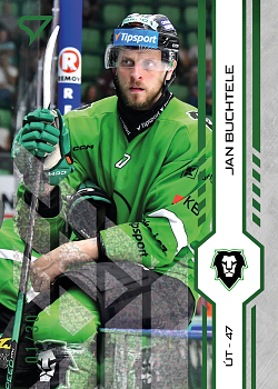 Jan Buchtele Mlada Boleslav Tipsport ELH 2024/25 SportZoo 1. serie Green Glitter /30 #226