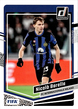 Nicolo Barella Internazionale Milano Panini Donruss Soccer 2023/24 #135