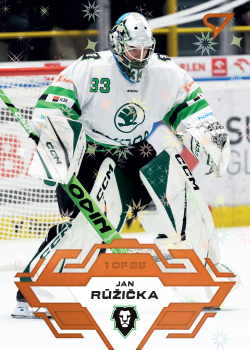 Jan Ruzicka Mlada Boleslav Tipsport ELH 2023/24 SportZoo 1. serie Blade Sparks /25 #164
