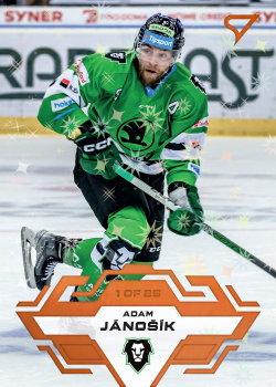 Adam Janosik Mlada Boleslav Tipsport ELH 2023/24 SportZoo 1. serie Blade Sparks /25 #166