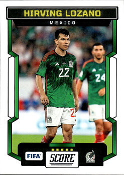 Hirving Lozano Mexico Panini Score FIFA Soccer 2023/24 #127