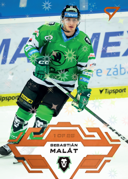 Sebastian Malat Mlada Boleslav Tipsport ELH 2023/24 SportZoo 1. serie Blade Sparks /25 #175