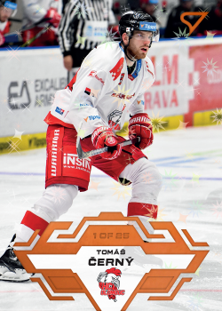 Tomas Cerny Olomouc Tipsport ELH 2023/24 SportZoo 1. serie Blade Sparks /25 #129