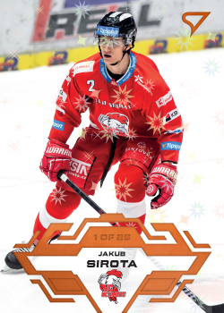 Jakub Sirota Olomouc Tipsport ELH 2023/24 SportZoo 1. serie Blade Sparks /25 #133
