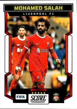 Mohamed Salah Liverpool Panini Score FIFA Soccer 2023/24 #130