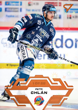 Petr Chlan Vitkovice Tipsport ELH 2023/24 SportZoo 1. serie Blade Sparks /25 #66