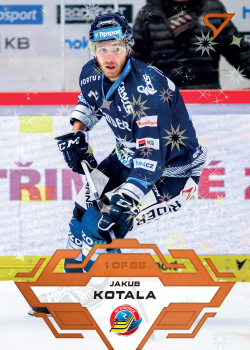 Jakub Kotala Vitkovice Tipsport ELH 2023/24 SportZoo 1. serie Blade Sparks /25 #69