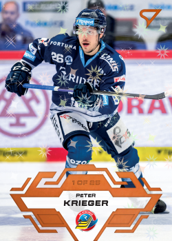 Peter Krieger Vitkovice Tipsport ELH 2023/24 SportZoo 1. serie Blade Sparks /25 #70