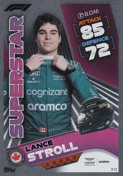 Lance Stroll Aston Martin Topps F1 Turbo Attax 2022 F1 Superstars #312