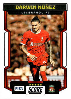Darwin Nunez Liverpool Panini Score FIFA Soccer 2023/24 #132