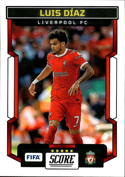 Luis Diaz Liverpool Panini Score FIFA Soccer 2023/24 #133