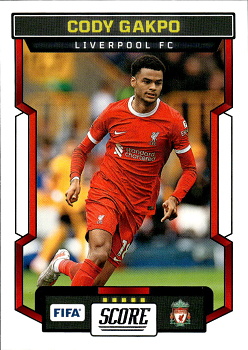 Cody Gakpo Liverpool Panini Score FIFA Soccer 2023/24 #134